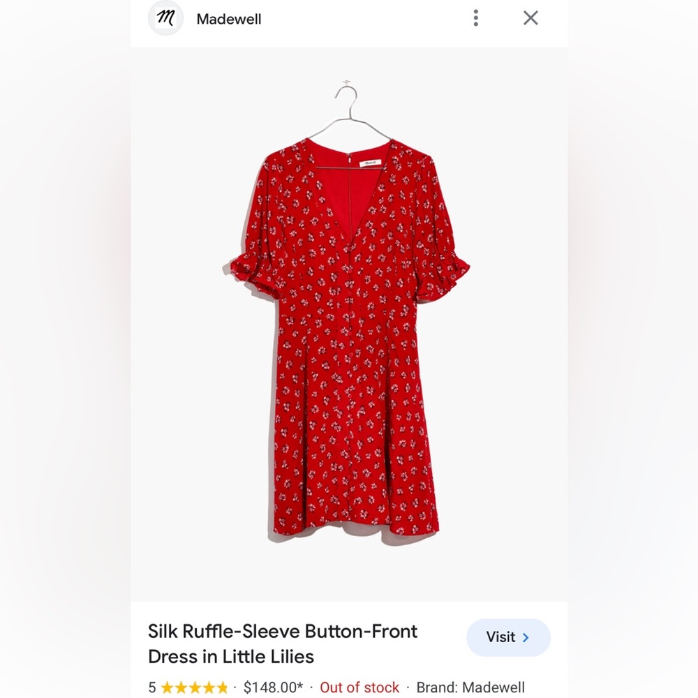 New Madewell Dress
